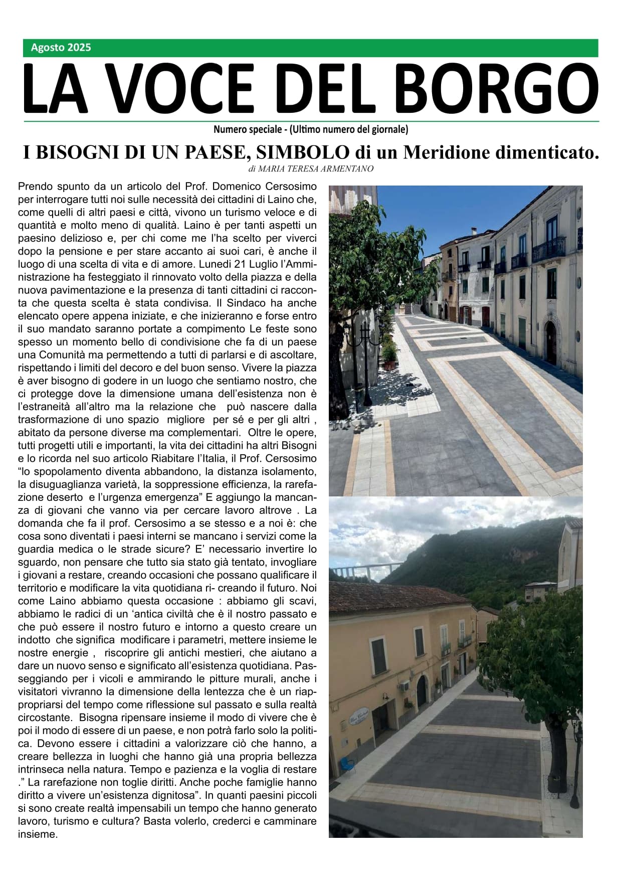 Edizione Agosto 2025